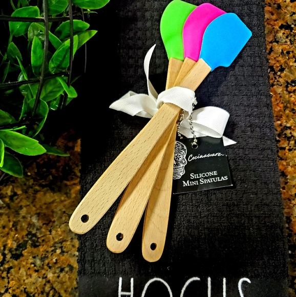 Day of the Dead Mini Neon Spatula Set - Picture 3 of 3